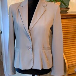 RAFAELLA Neutral Tan Taupe Blazer Jacket  minimalist fall new without tags